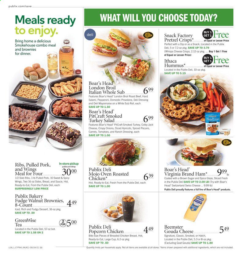 Publix (AL, FL, GA, NC, SC, TN) Weekly Ad Flyer June 24 to June 30