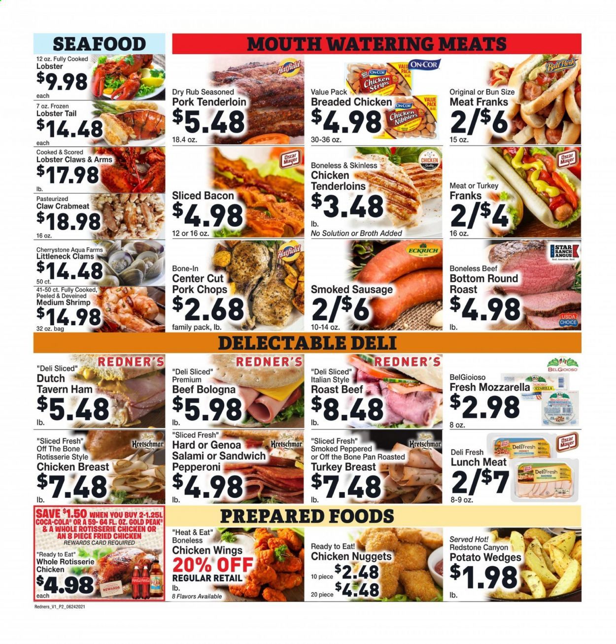 Redner's Markets (DE, MD, PA) Weekly Ad Flyer June 24 to June 30