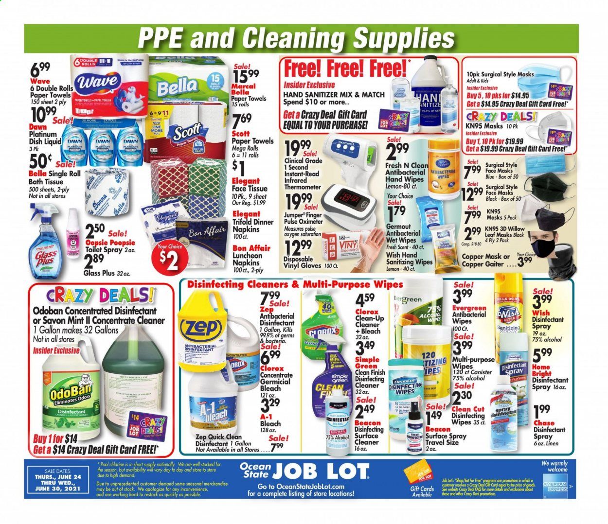 Ocean State Job Lot (CT, MA, ME, NH, NJ, NY, RI) Weekly Ad Flyer June 24 to June 30