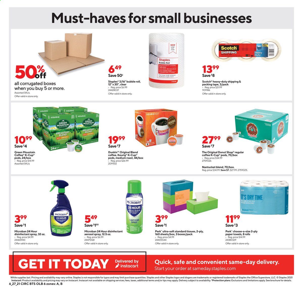 Staples Weekly Ad Flyer June 27 to July 3