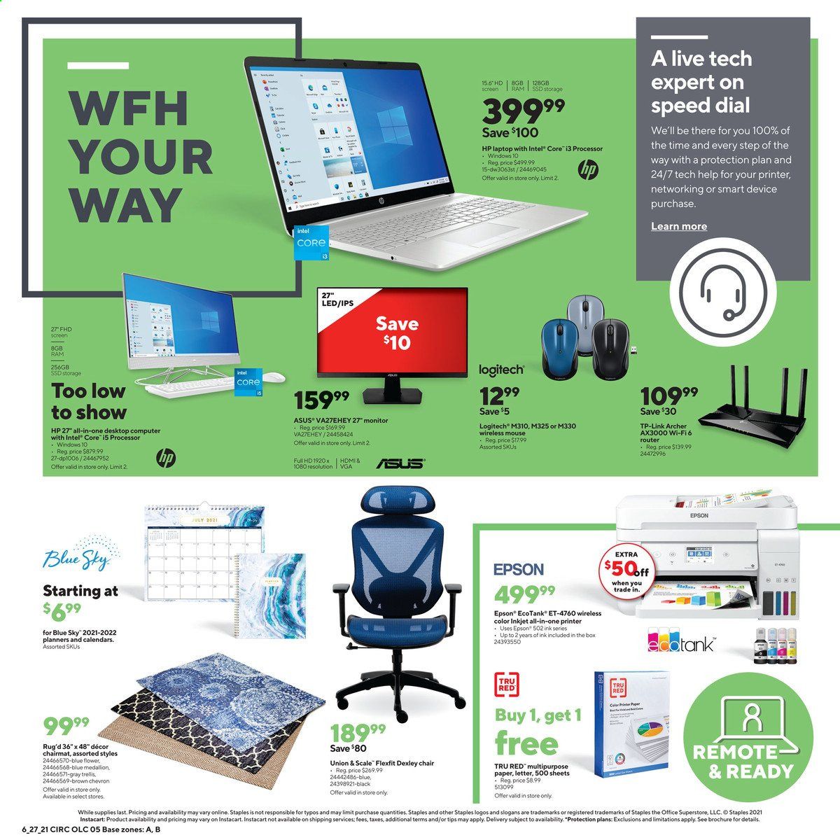 Staples Weekly Ad Flyer June 27 to July 3