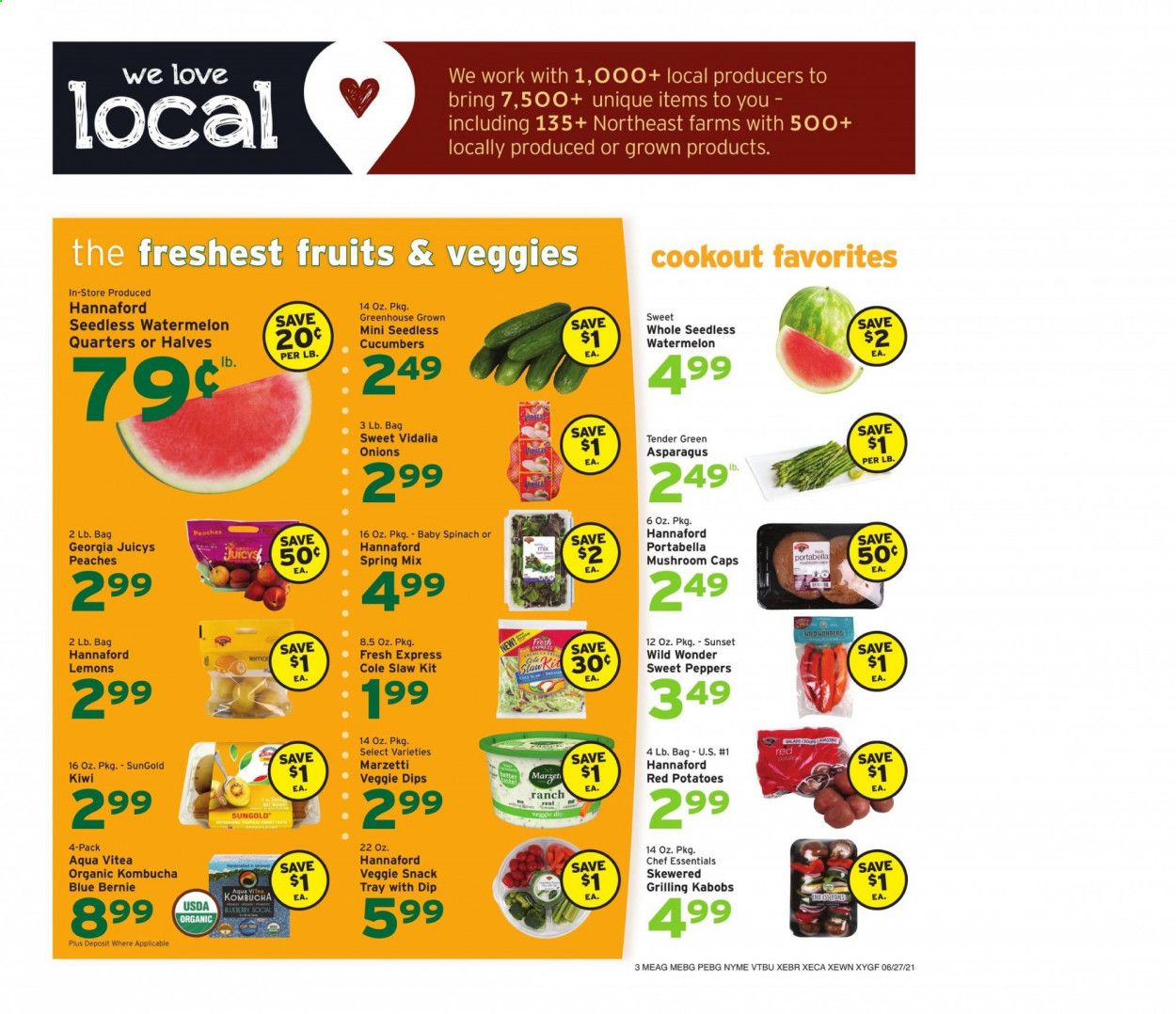 Hannaford (VT) Weekly Ad Flyer June 27 to July 3