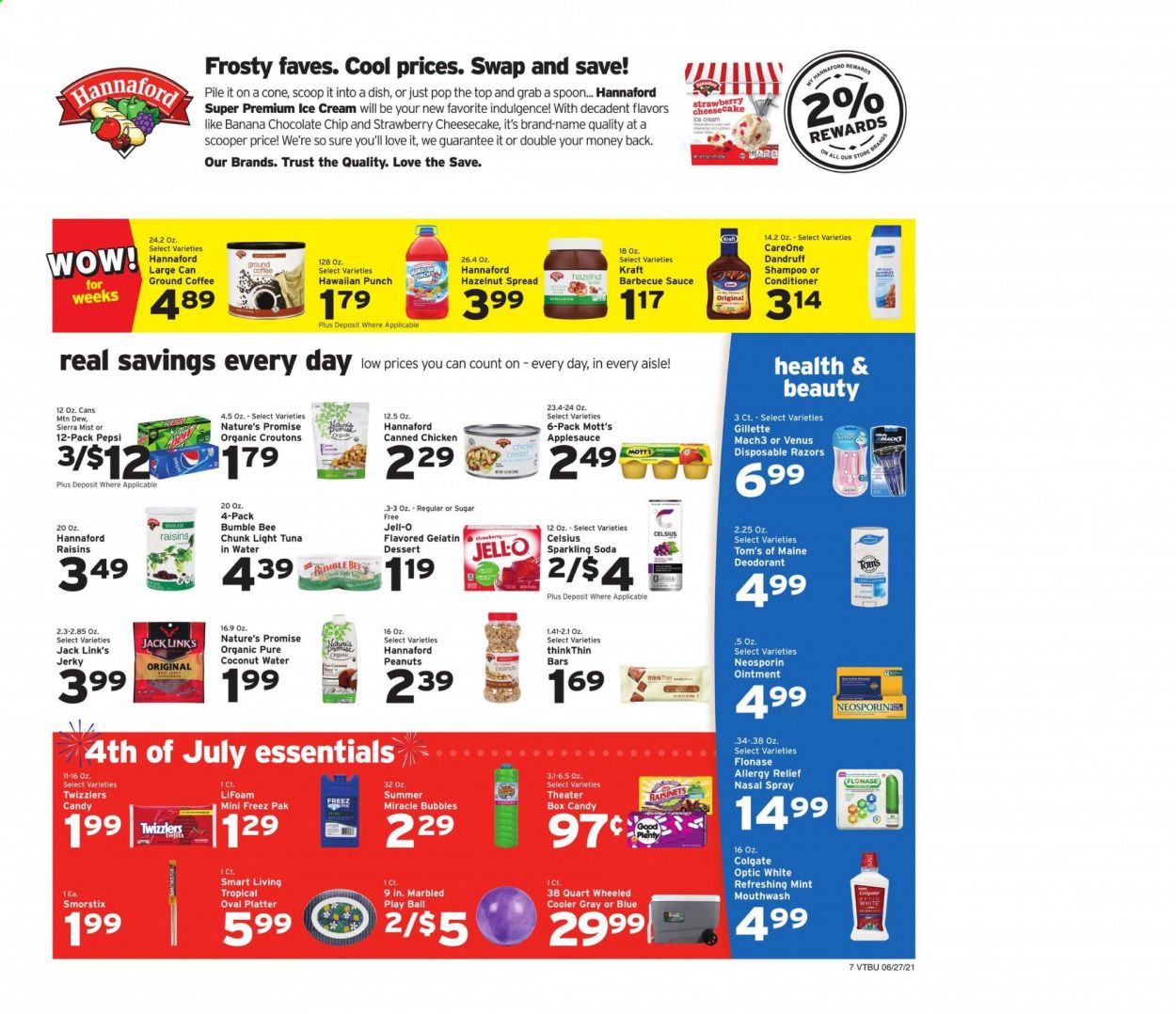 Hannaford (VT) Weekly Ad Flyer June 27 to July 3
