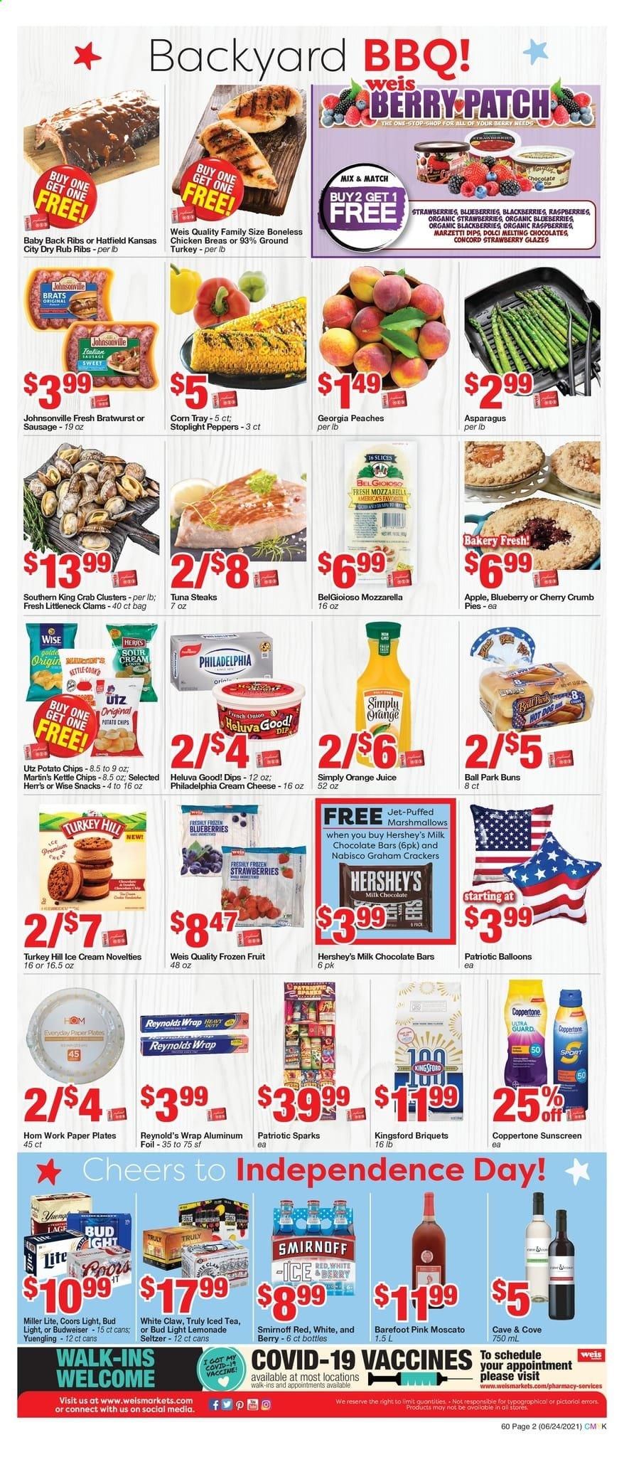 Weis (MD, NY, PA) Weekly Ad Flyer June 24 to July 1