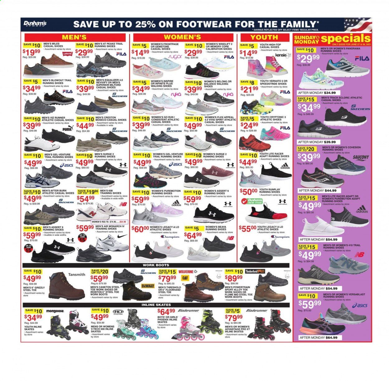 Dunham's Sports (IN, MN, NC, OH, PA, SD) Weekly Ad Flyer June 26 to July 1