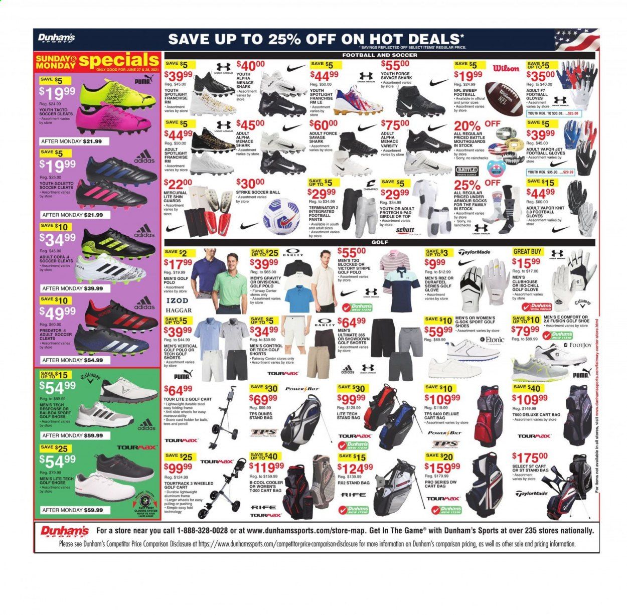 Dunham's Sports (IN, MN, NC, OH, PA, SD) Weekly Ad Flyer June 26 to July 1