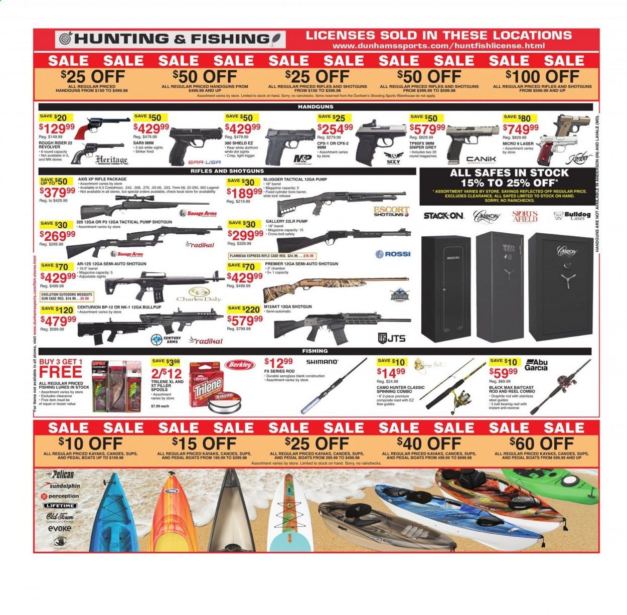 Dunham's Sports (MI, PA, WI) Weekly Ad Flyer June 26 to July 1