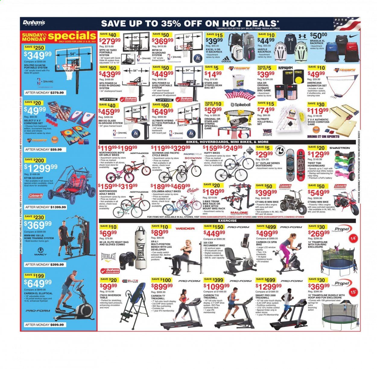 Dunham's Sports (MI, PA, WI) Weekly Ad Flyer June 26 to July 1