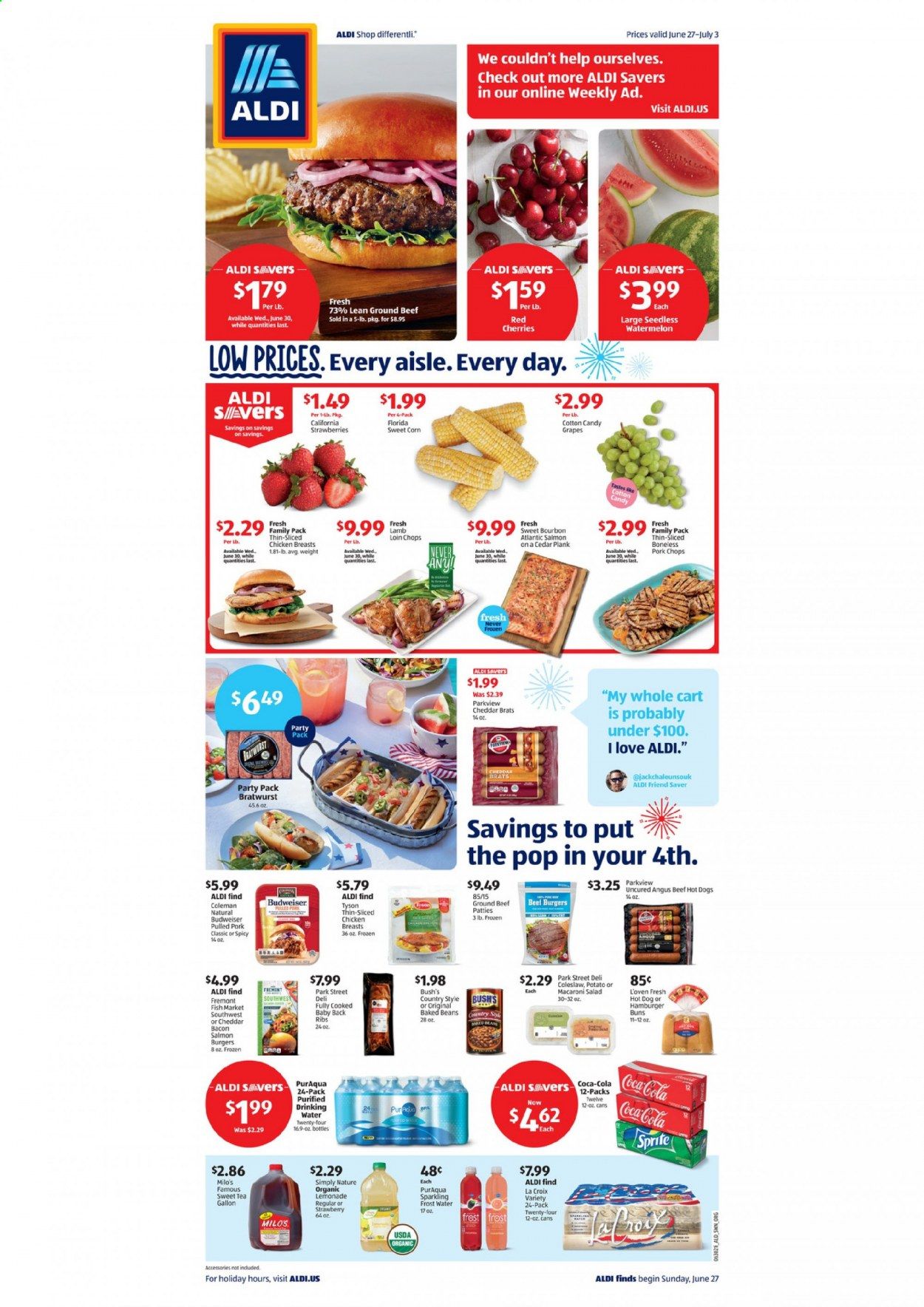 ALDI Weekly Ad Flyer June 27 to July 3