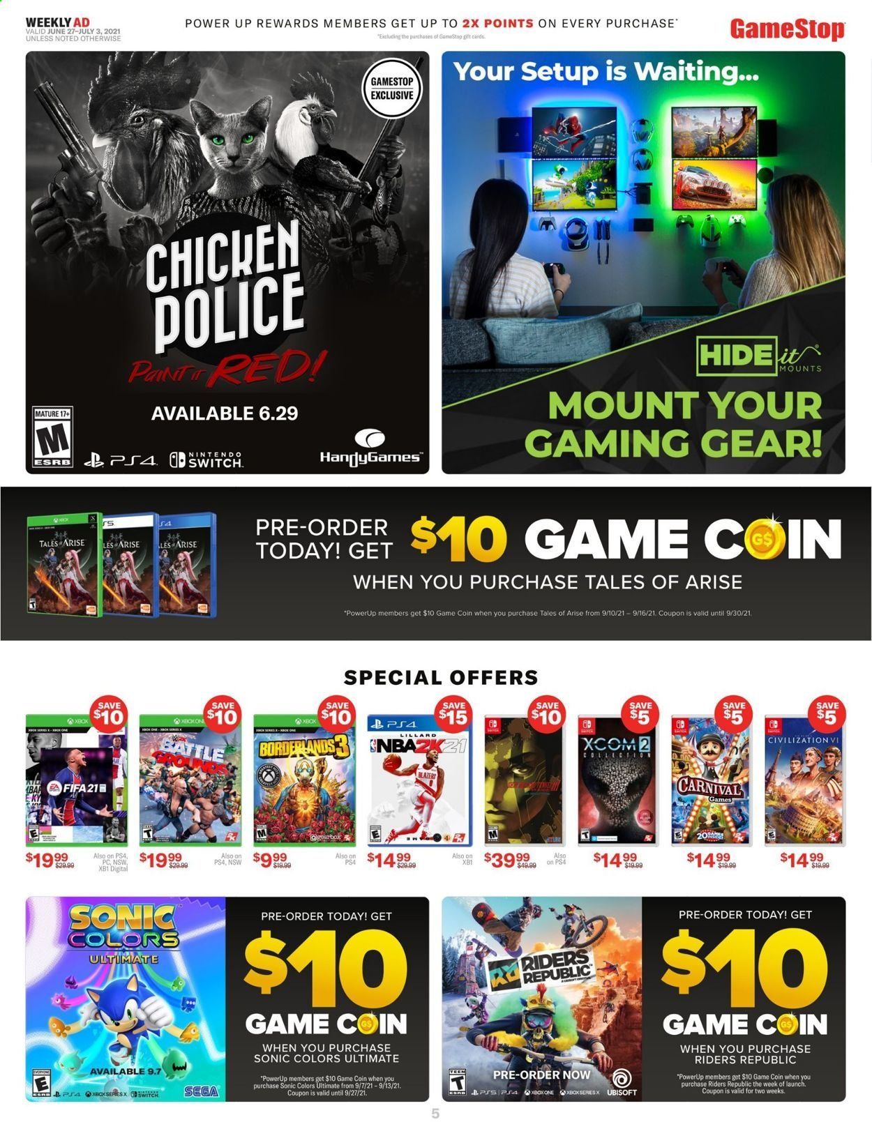 GameStop Weekly Ad Flyer June 27 to July 3
