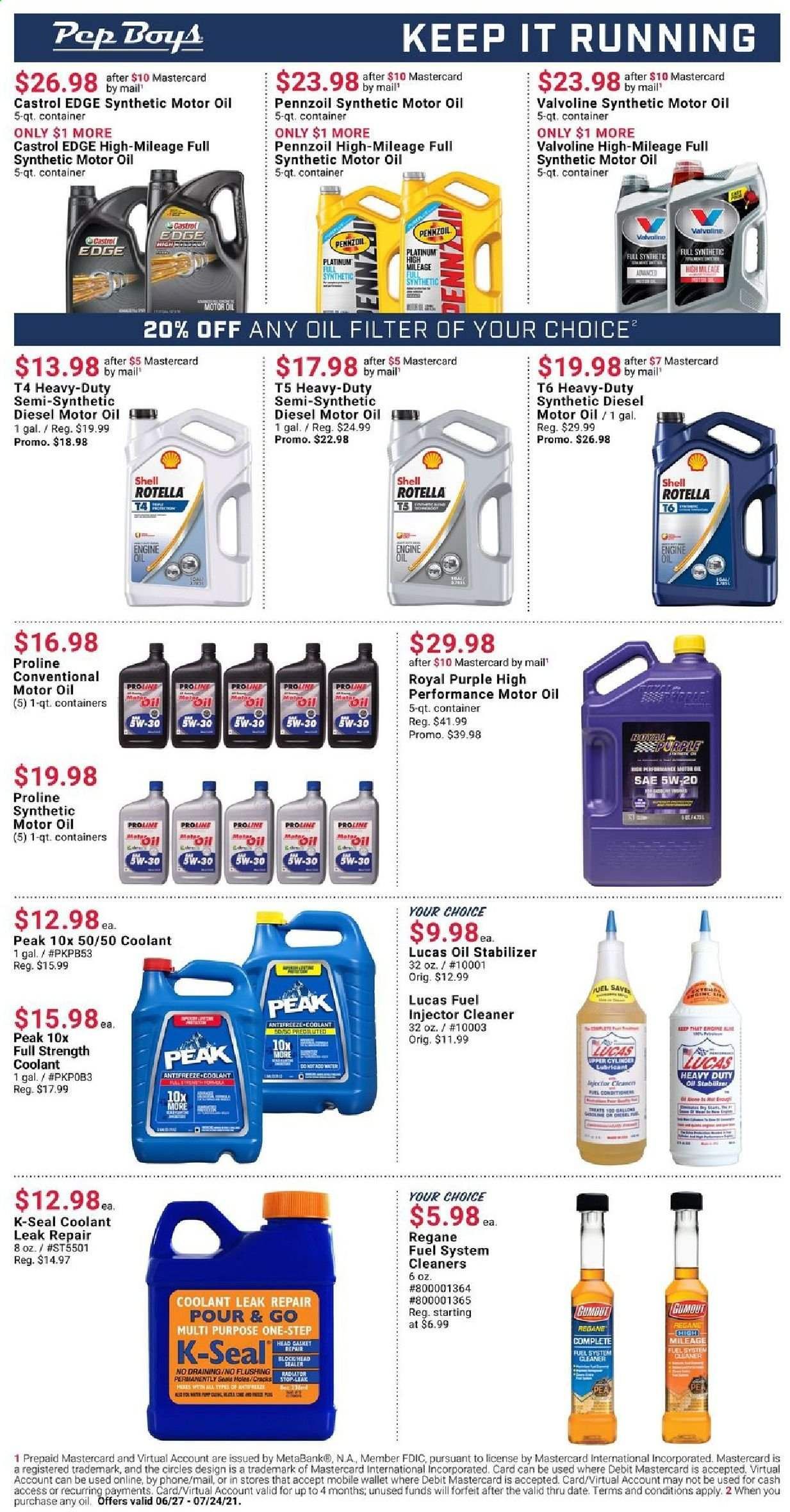 Pep Boys Weekly Ad Flyer June 27 to July 24