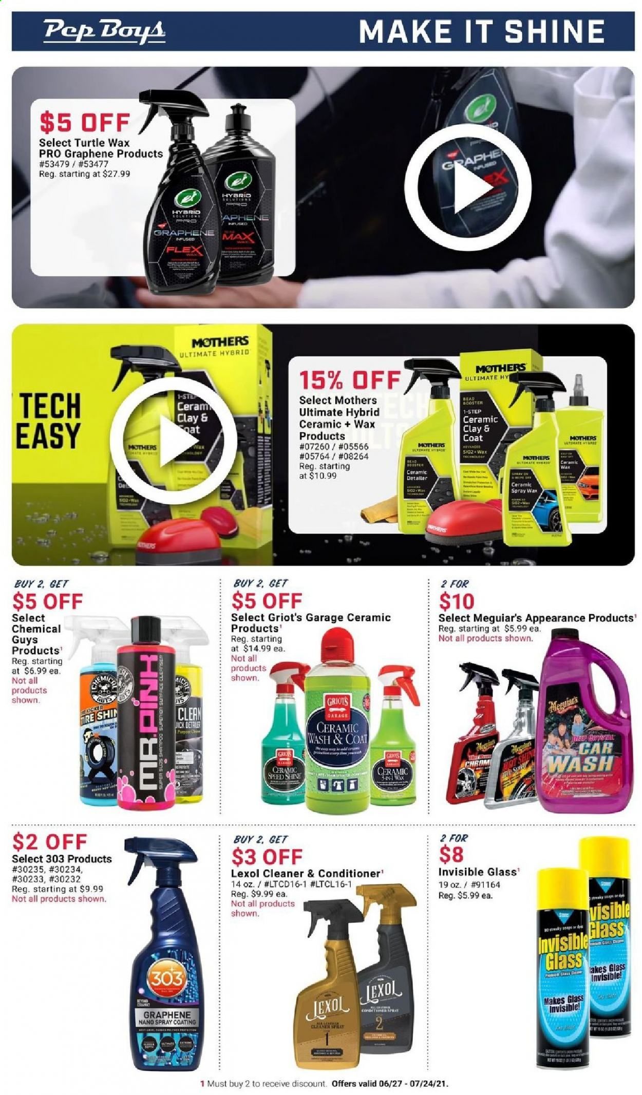 Pep Boys Weekly Ad Flyer June 27 to July 24