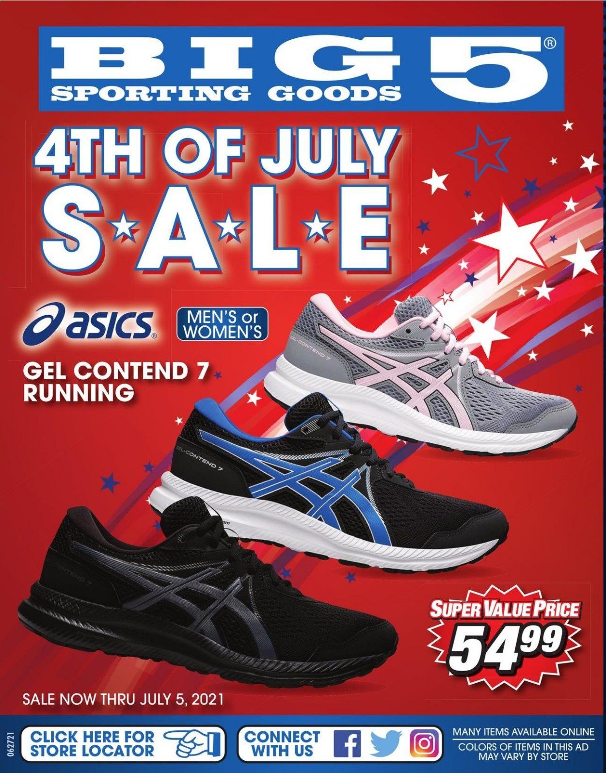 Big 5 (AZ, CA, CO, ID, NM, OR, UT, WA) Weekly Ad Flyer June 27 to July 5