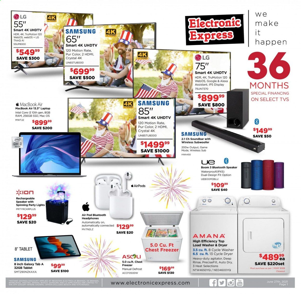 Electronic Express (AL, TN) Weekly Ad Flyer June 27 to July 3