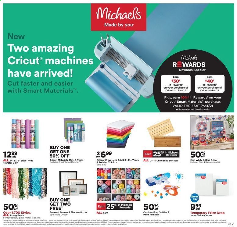 Michaels Weekly Ad Flyer June 27 to July 3
