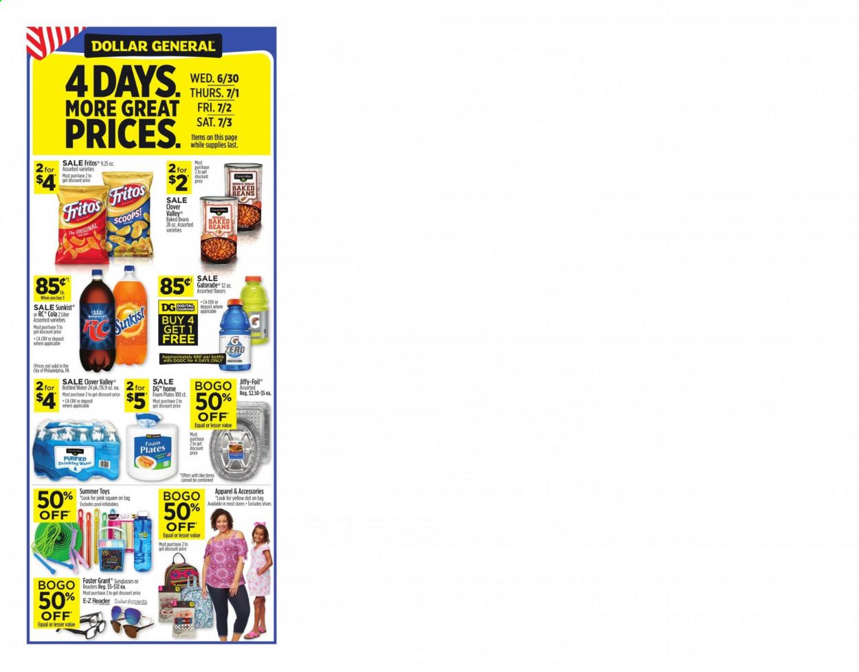 Dollar General (SC) Weekly Ad Flyer June 27 to July 3