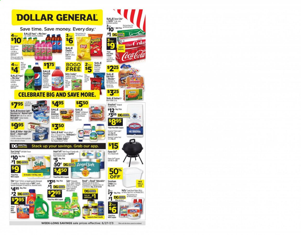 Dollar General (FL) Weekly Ad Flyer June 27 to July 3