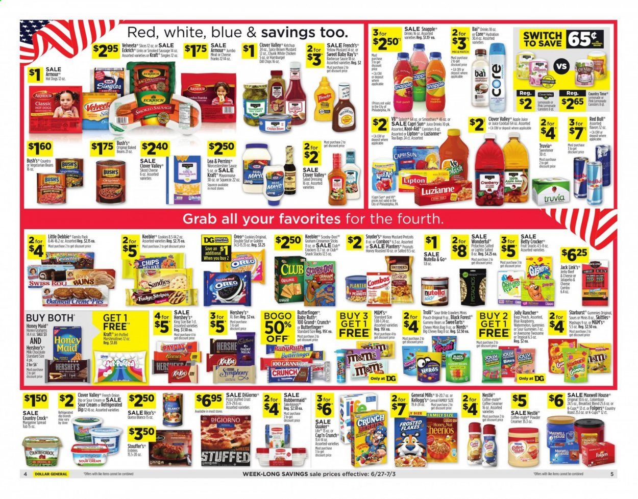 Dollar General (IL, KY, MO) Weekly Ad Flyer June 27 to July 3