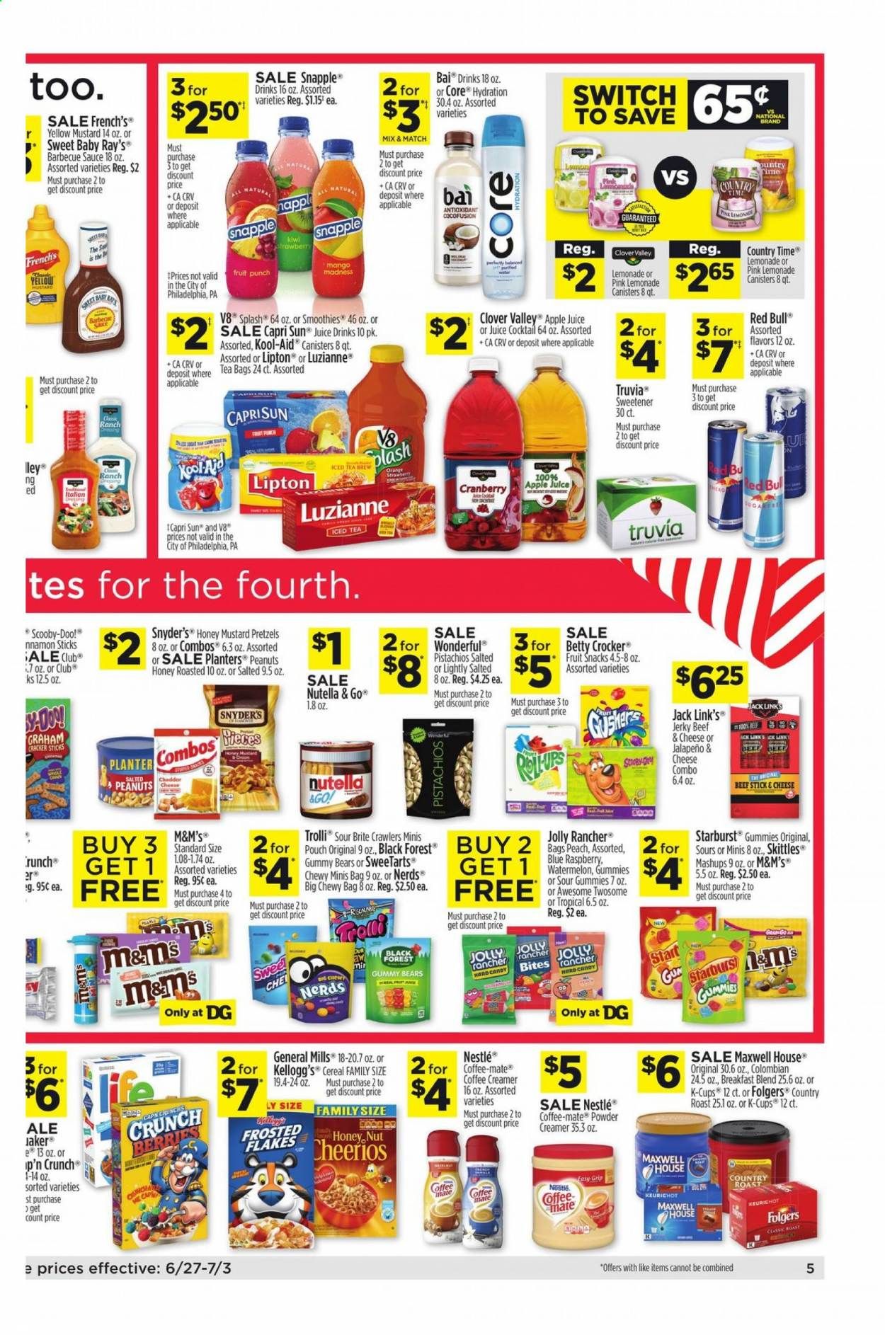 Dollar General (GA, IA, LA, MA, NY, VA, WI) Weekly Ad Flyer June 27 to July 3