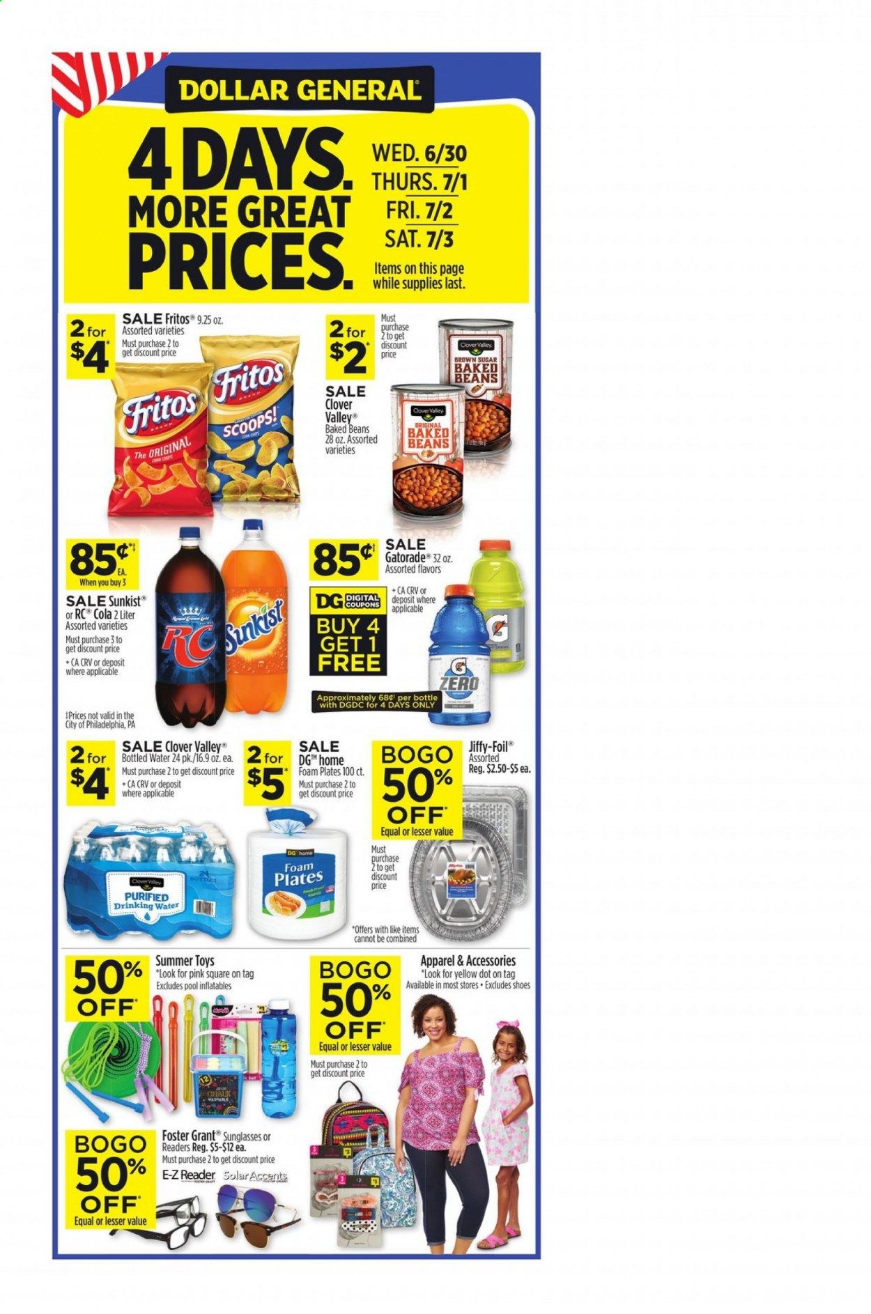 Dollar General (CO, NM, OR, UT) Weekly Ad Flyer June 27 to July 3