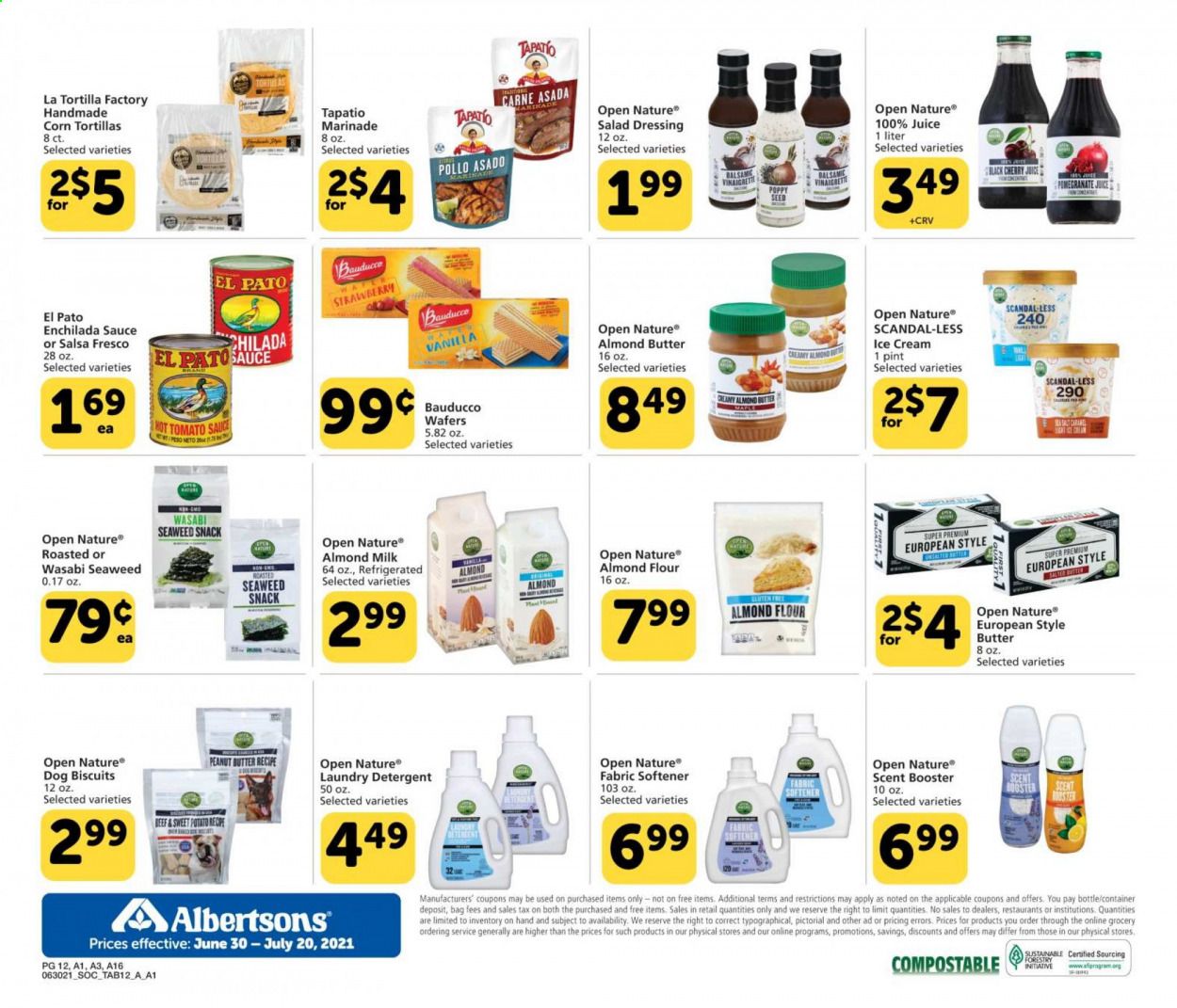 Albertsons (CA, ID, LA, MT, OR, TX, WA) Weekly Ad Flyer June 30 to July 20