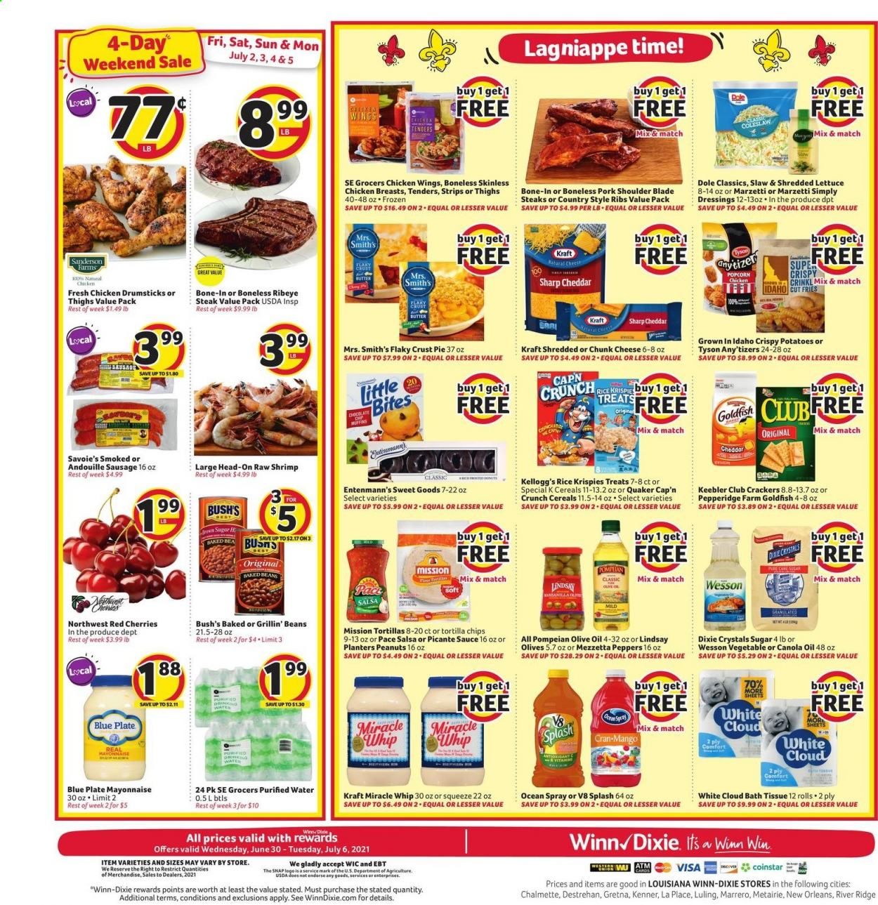 Winn Dixie (AL, FL, GA, LA) Weekly Ad Flyer June 30 to July 6