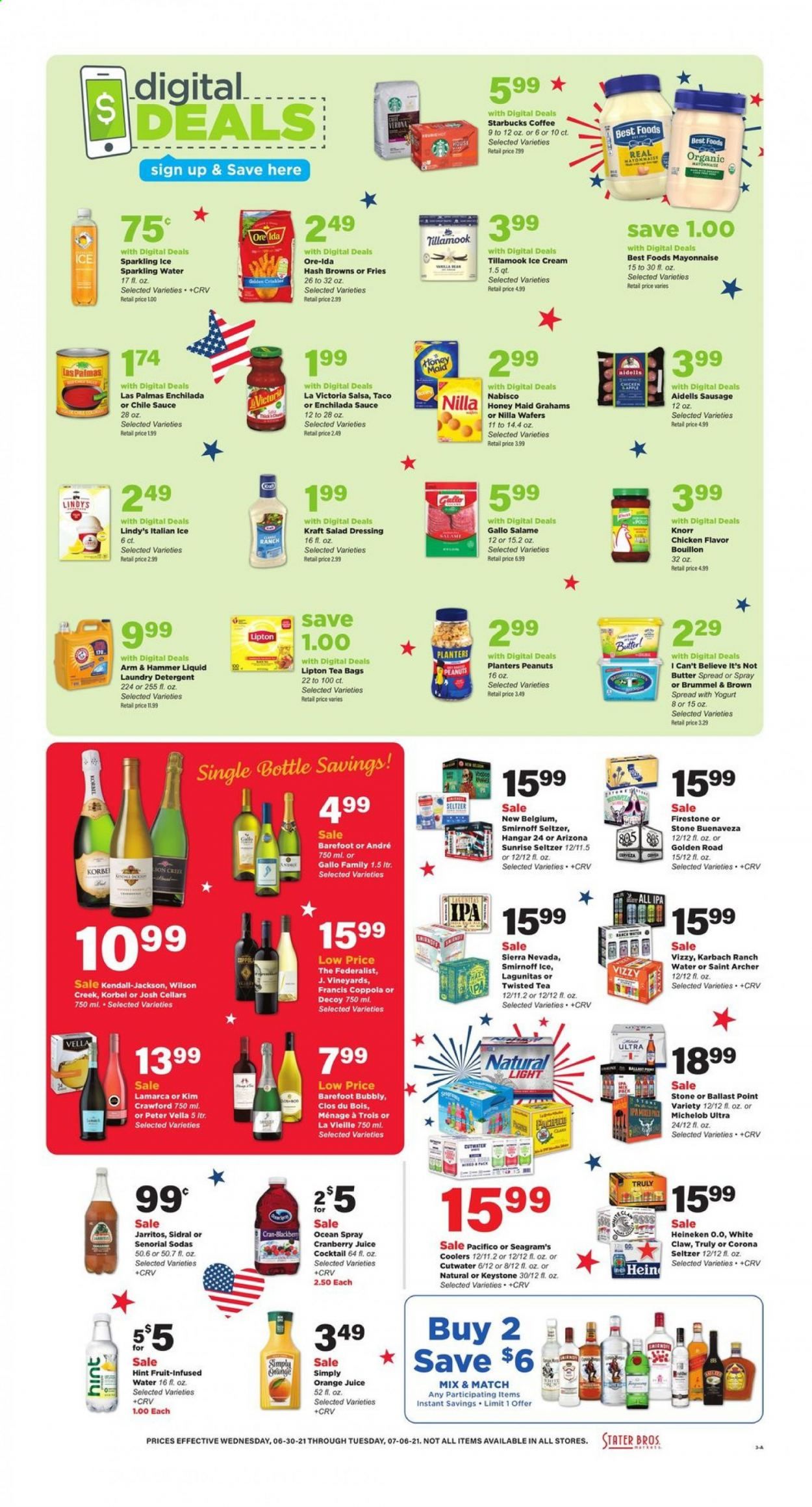 Stater Bros. (CA) Weekly Ad Flyer June 30 to July 6
