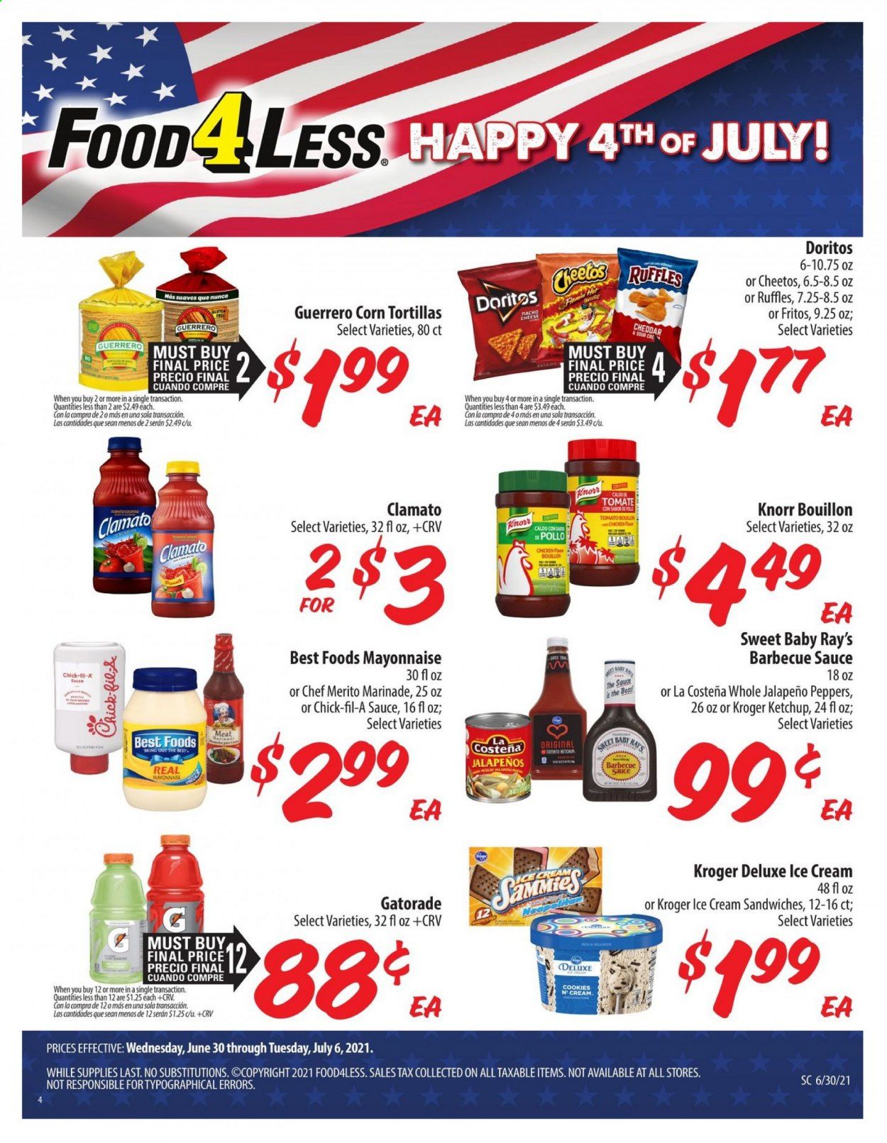 Food 4 Less (CA) Weekly Ad Flyer June 30 to July 6