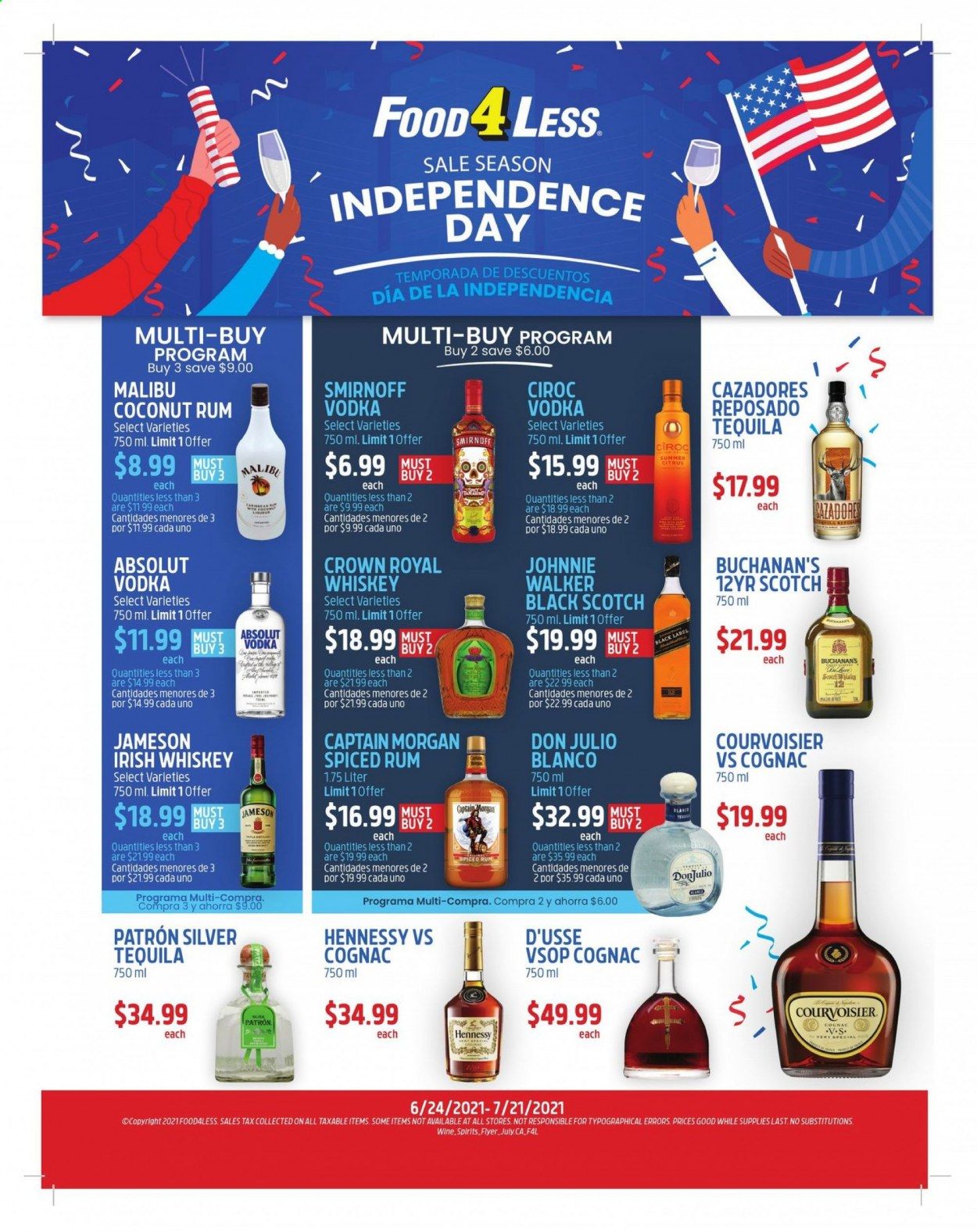 Food 4 Less (CA) Weekly Ad Flyer June 24 to July 21
