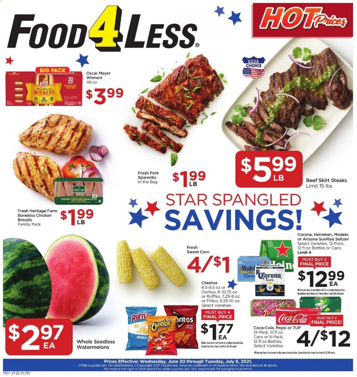 Food 4 Less (IN) Weekly Ad Flyer June 30 to July 6