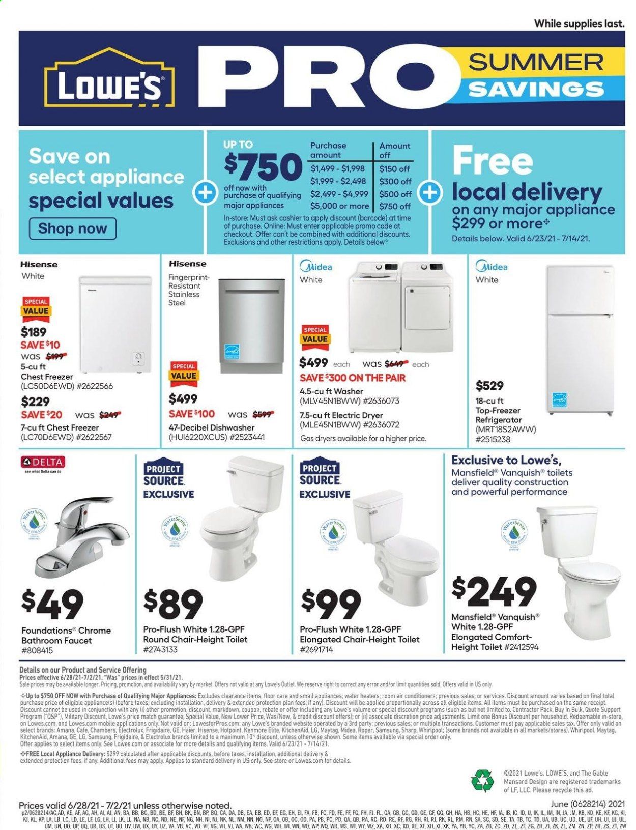 Lowe's Weekly Ad Flyer June 28 to July 2