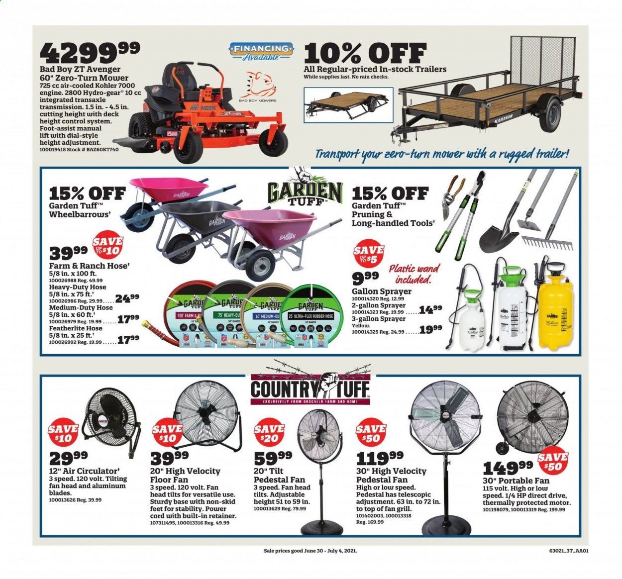 Orscheln Farm and Home (IA, IN, KS, MO, NE, OK) Weekly Ad Flyer June 30 to July 4