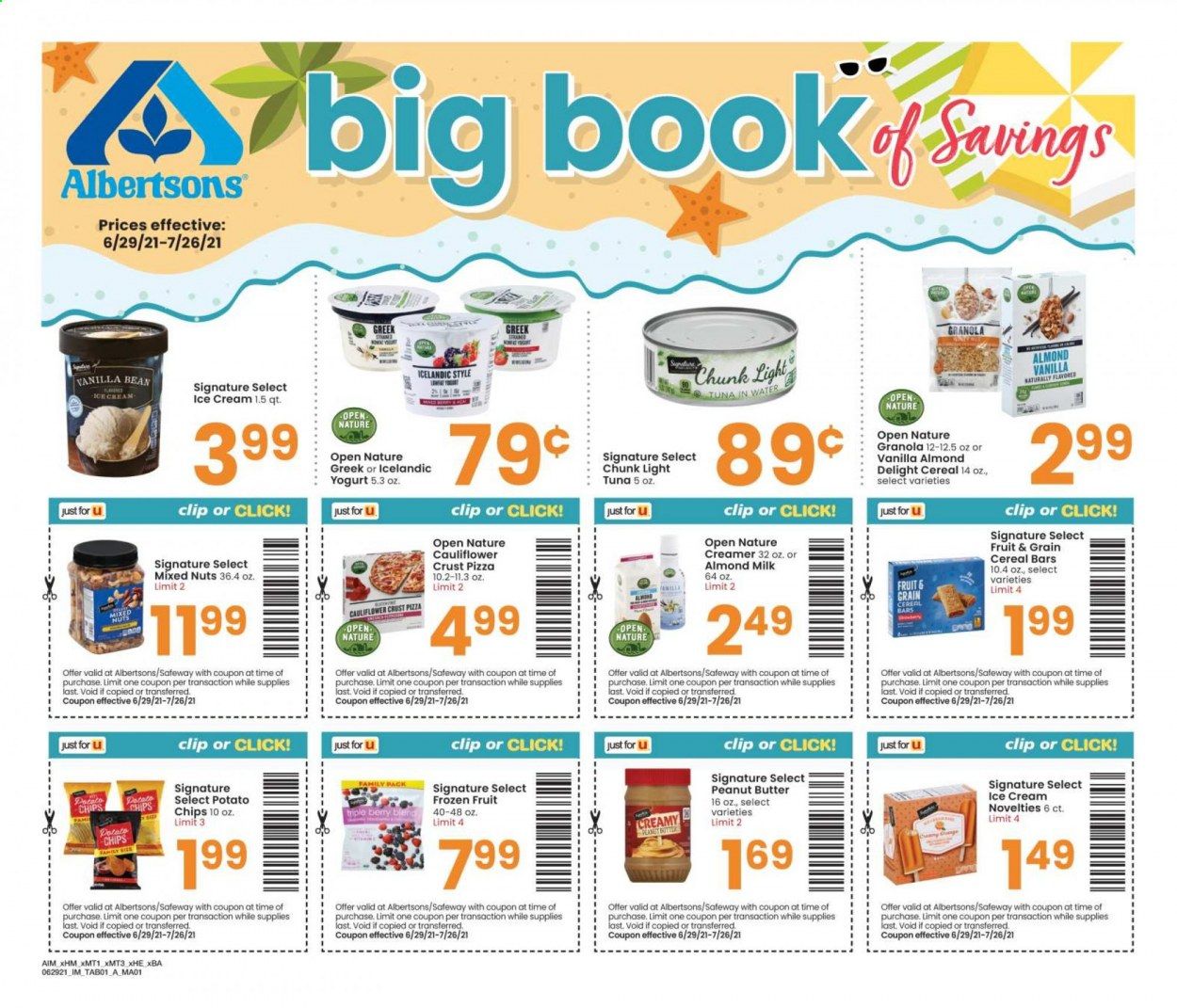 Albertsons (CA, ID, LA, MT, OR, TX, WA) Weekly Ad Flyer June 29 to July 26