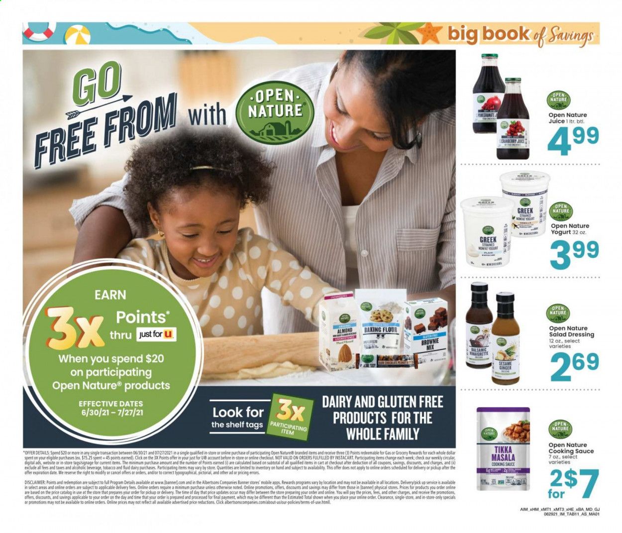 Albertsons (CA, ID, LA, MT, OR, TX, WA) Weekly Ad Flyer June 29 to July 26