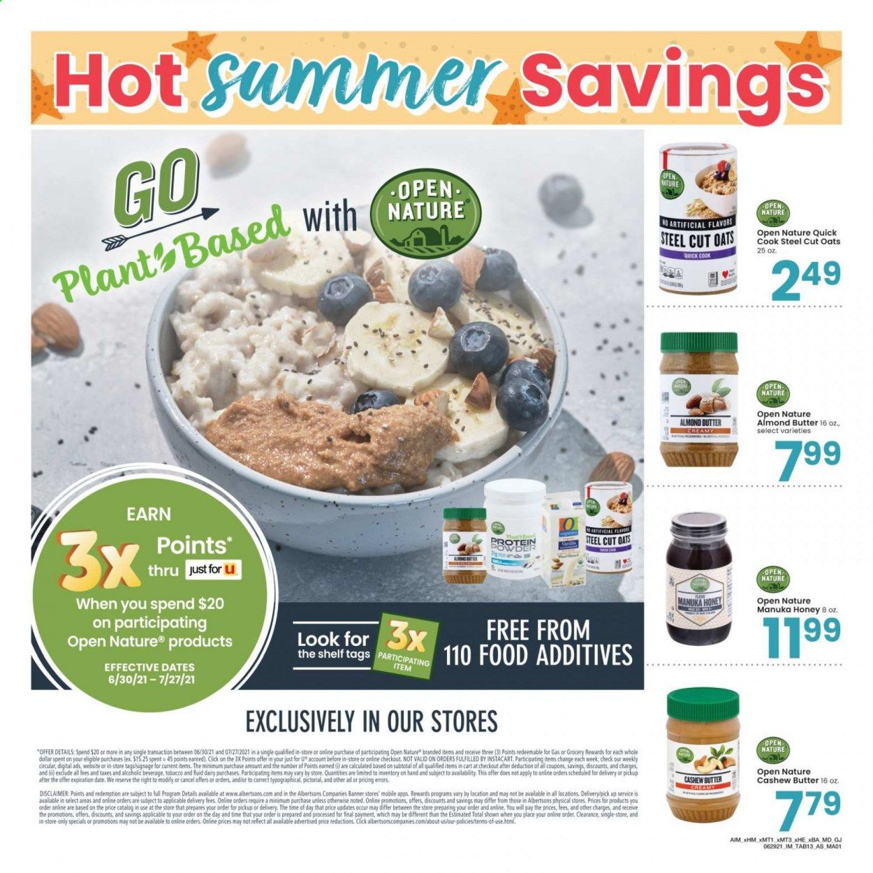 Albertsons (CA, ID, LA, MT, OR, TX, WA) Weekly Ad Flyer June 29 to July 26