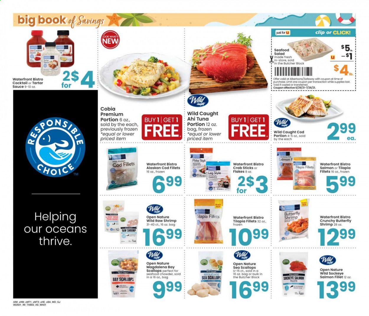 Albertsons (CA, ID, LA, MT, OR, TX, WA) Weekly Ad Flyer June 29 to July 26
