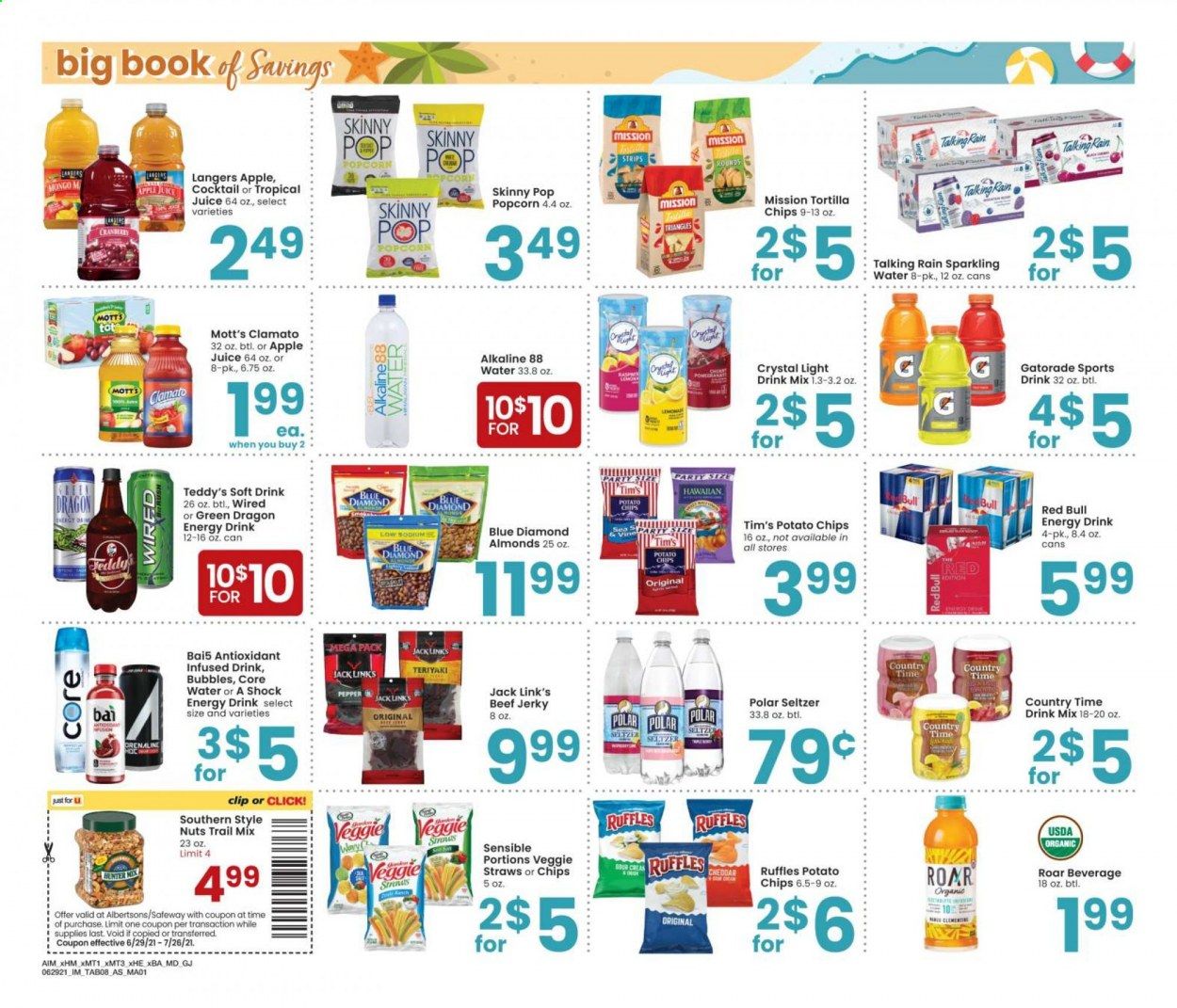 Albertsons (CA, ID, LA, MT, OR, TX, WA) Weekly Ad Flyer June 29 to July 26