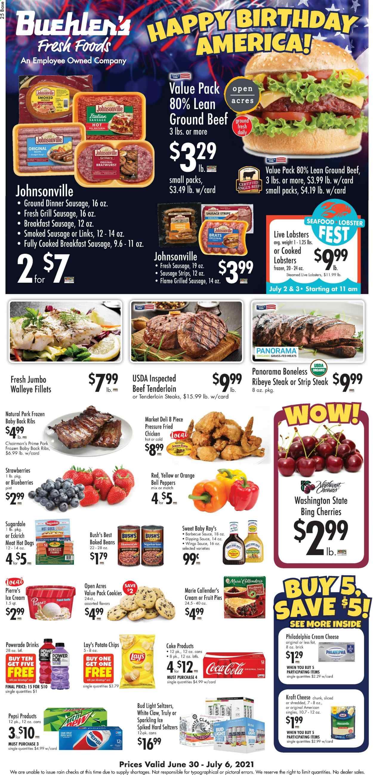Buehler's (OH) Weekly Ad Flyer June 30 to July 6