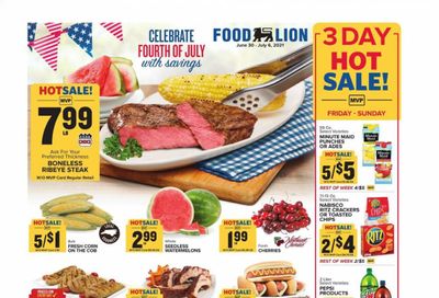 Food Lion (NC) Weekly Ad Flyer June 30 to July 6