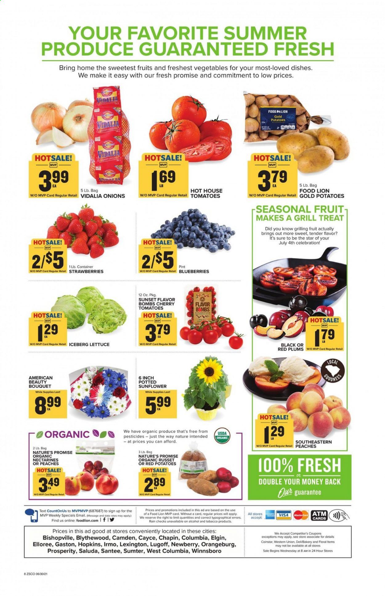 Food Lion (SC) Weekly Ad Flyer June 30 to July 6