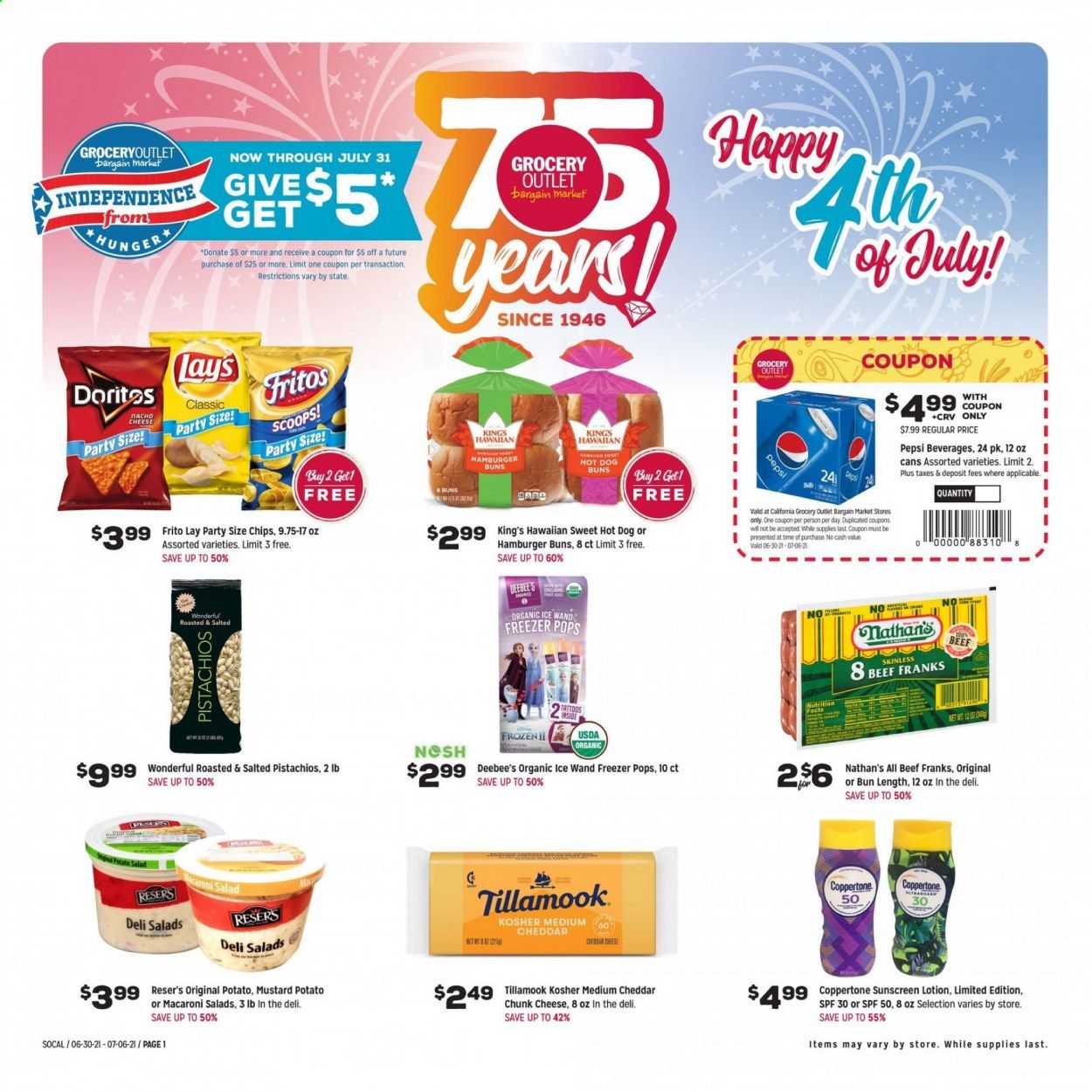 Grocery Outlet (CA, ID, OR, PA, WA) Weekly Ad Flyer June 30 to July 6