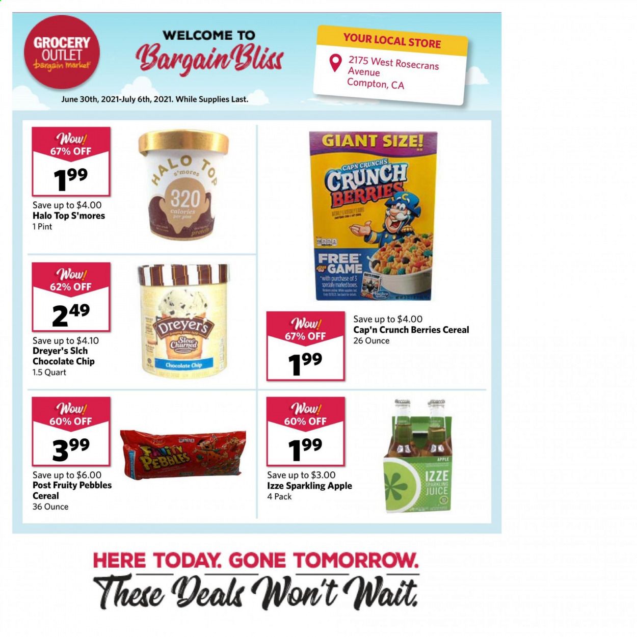 Grocery Outlet (CA, ID, OR, PA, WA) Weekly Ad Flyer June 30 to July 6