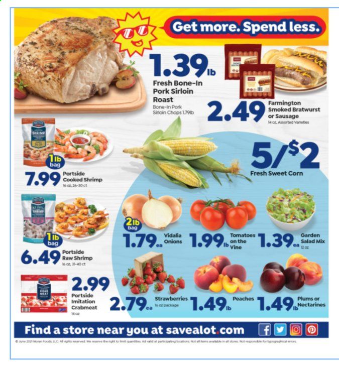 Save a Lot Weekly Ad Flyer June 30 to July 6