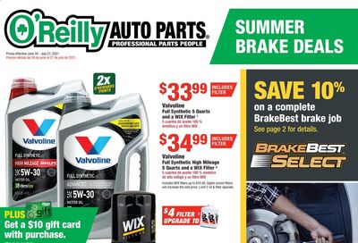 O'Reilly Auto Parts Weekly Ad Flyer June 30 to July 27