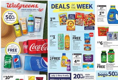 Walgreens Weekly Ad Flyer July 4 to July 10
