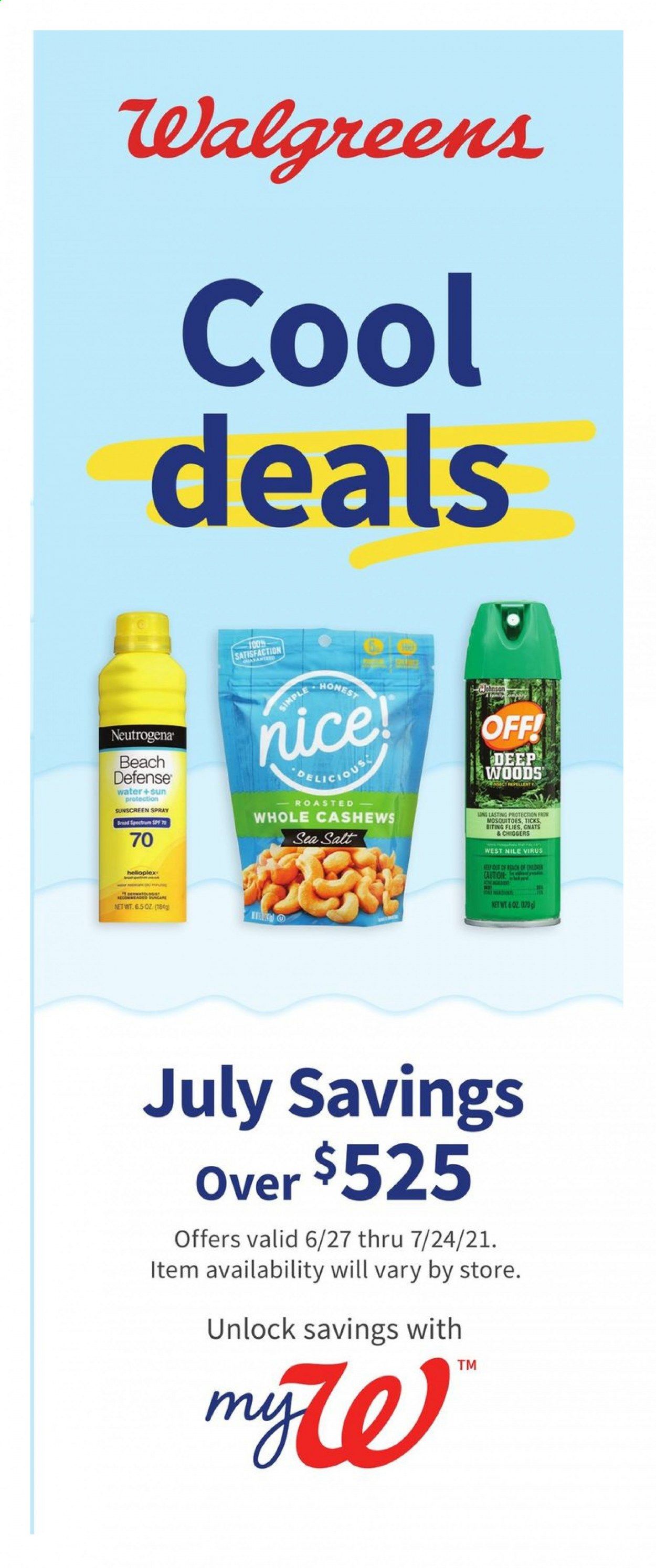 Walgreens Weekly Ad Flyer June 27 to July 24