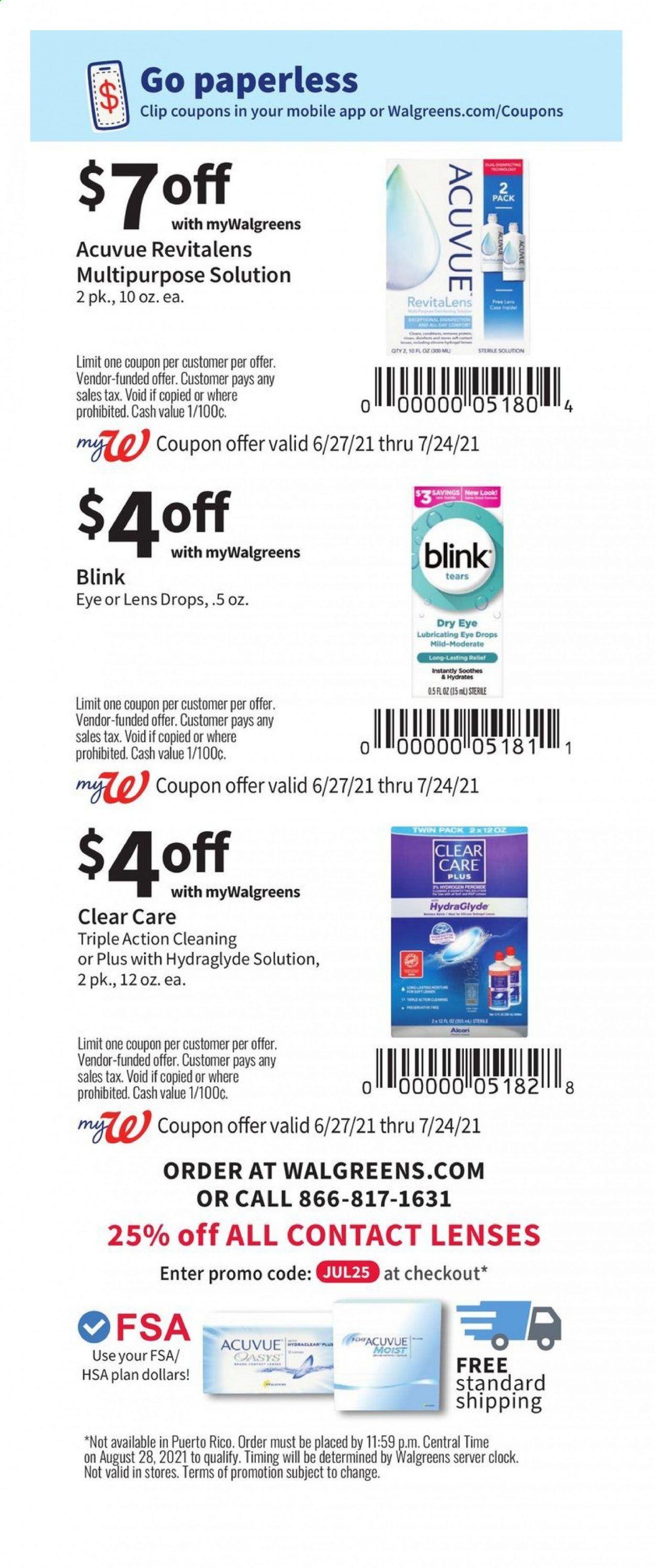 Walgreens Weekly Ad Flyer June 27 to July 24