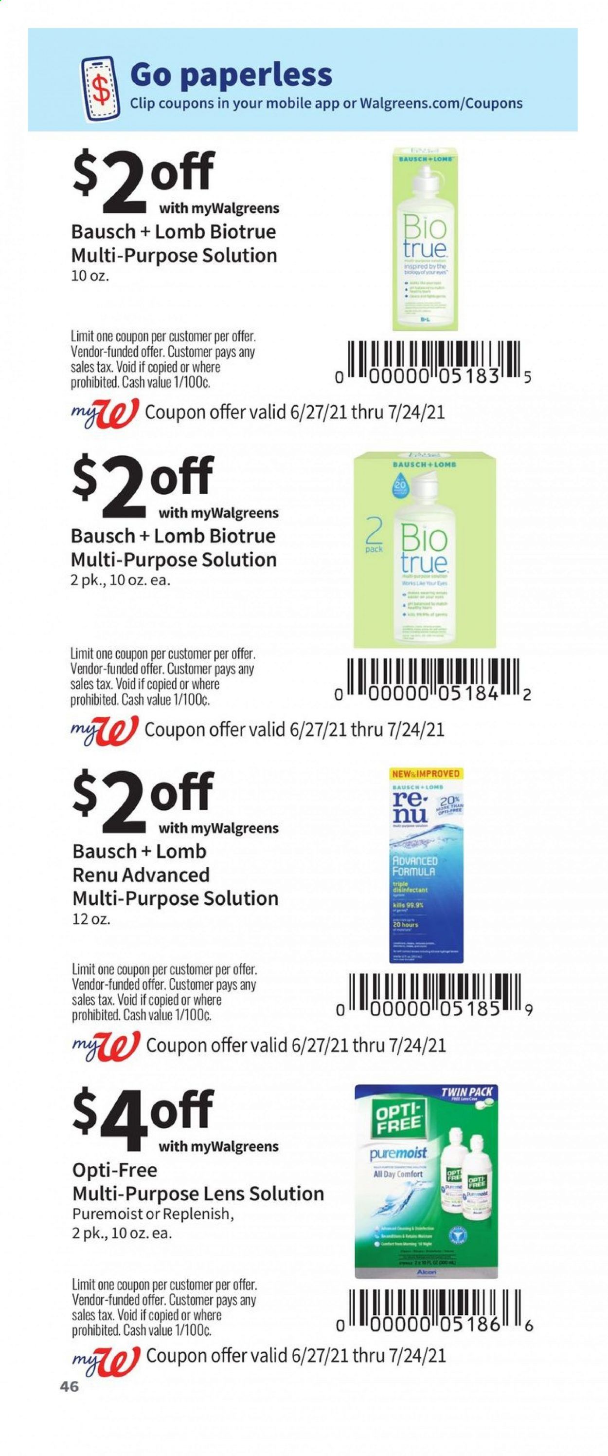 Walgreens Weekly Ad Flyer June 27 to July 24