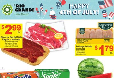 El Rio Grande (10, 21, 25, 30, 34, 53, 90) Weekly Ad Flyer June 30 to July 6