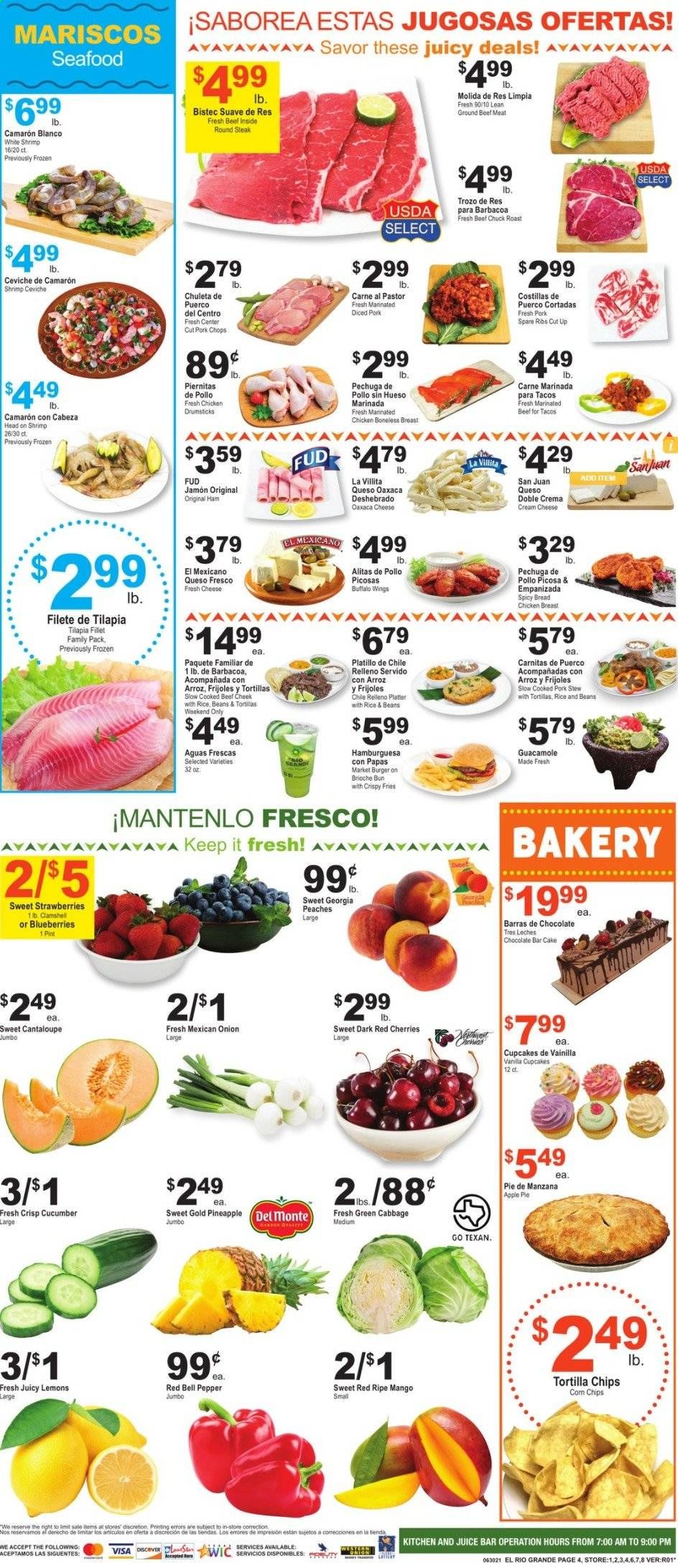 El Rio Grande (10, 21, 25, 30, 34, 53, 90) Weekly Ad Flyer June 30 to July 6